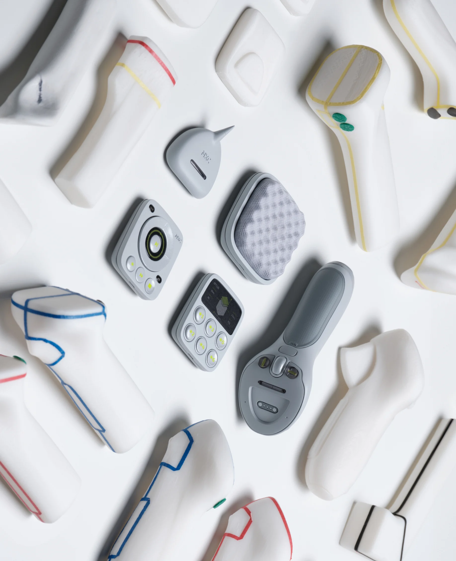 Overview of NXC headset, controller modules and hardware prototypes