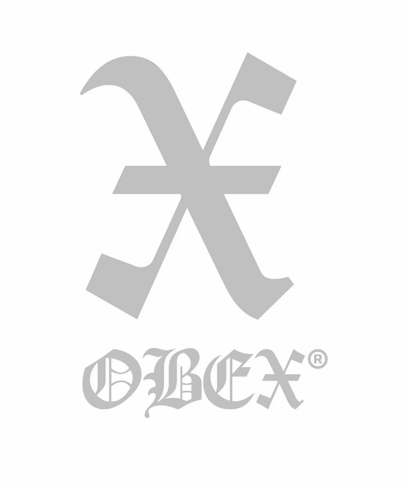 OBEX symbol and gothic wordmark development